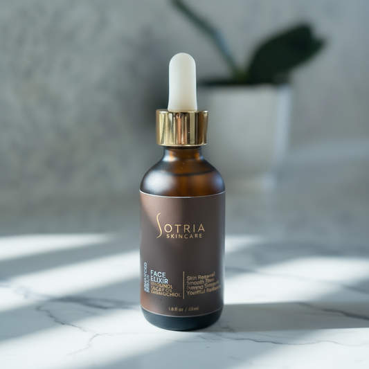 Advanced Repair Face Elixir | Bakuchiol Retinol Alternative | Anti-Aging Facial Oil
